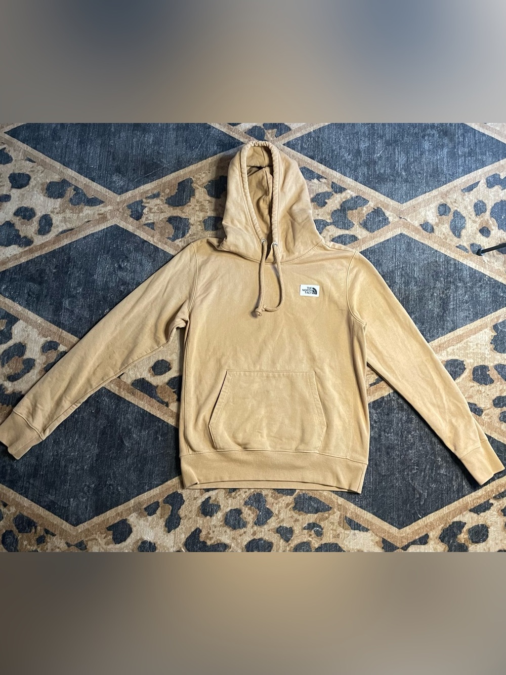 The North Face Men's Tan Crewneck Hoodie Sweatshirt